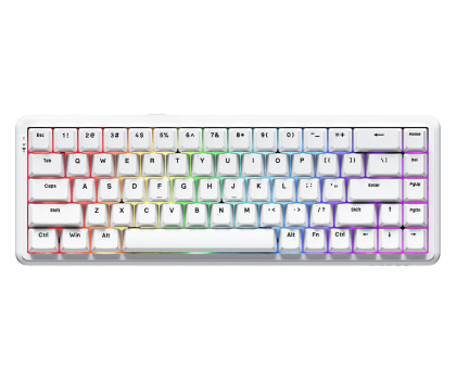 Klawiatura Ajazz AK680 MAX Magnetic Switch RGB biała